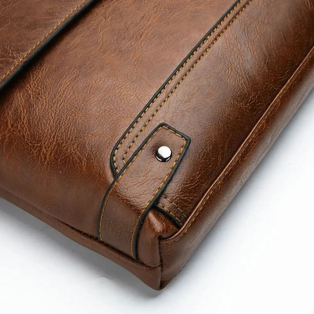 Bradford | Sac à bandoulière en cuir PU tout-en-un pour hommes - Hommes d'affaires