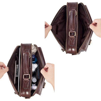 Cullen | Sac Messenger en Cuir Véritable pour Hommes