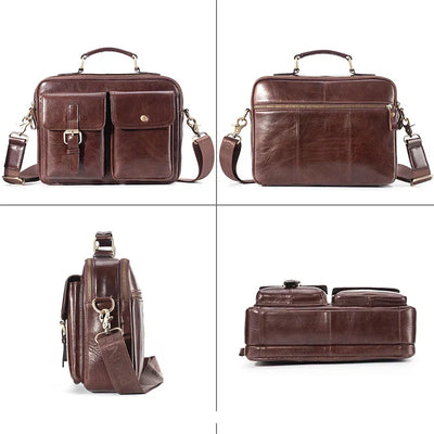 Cullen | Sac Messenger en Cuir Véritable pour Hommes