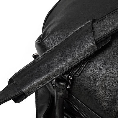 Sac de Voyage en Cuir Noir | AALBORG
