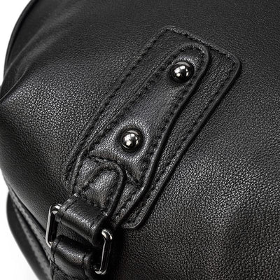 Sac de Voyage en Cuir Noir | AALBORG