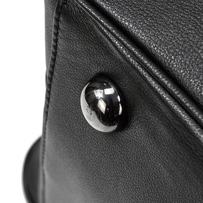 Sac de Voyage en Cuir Noir | AALBORG
