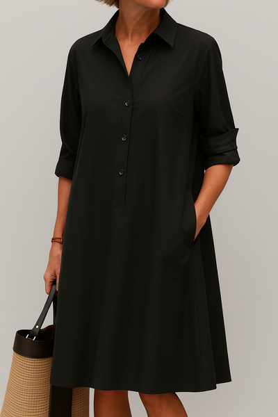 Daisy - Robe chemise à boutons