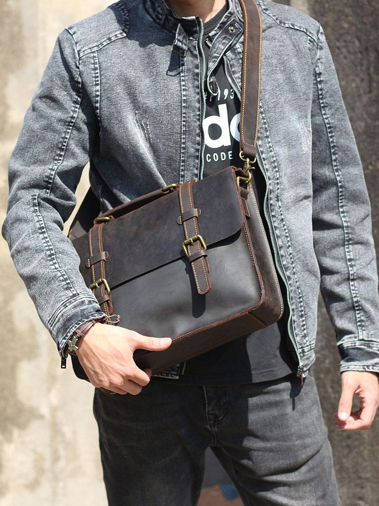 Sac de Messager en Cuir | NAMUR