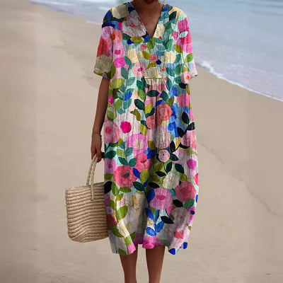 Nicka™ | Robe à motif floral vivant