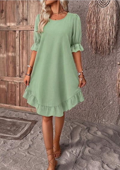 Elise | Robe Midi Intemporelle (Presque épuisée)