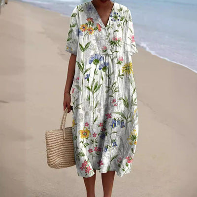 Nicka™ | Robe à motif floral vivant