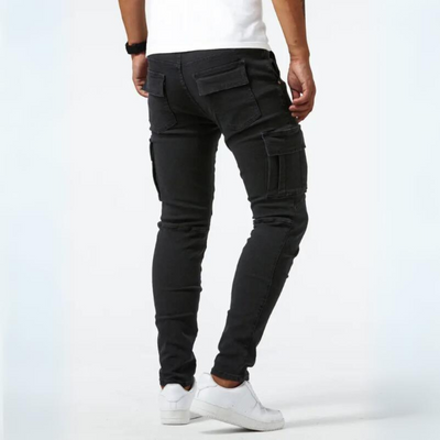 Pierre - Pantalon Cargo en Tissu Extensible
