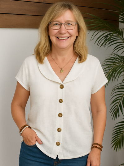 Anthousa™ | Blouse avec Col et Boutons