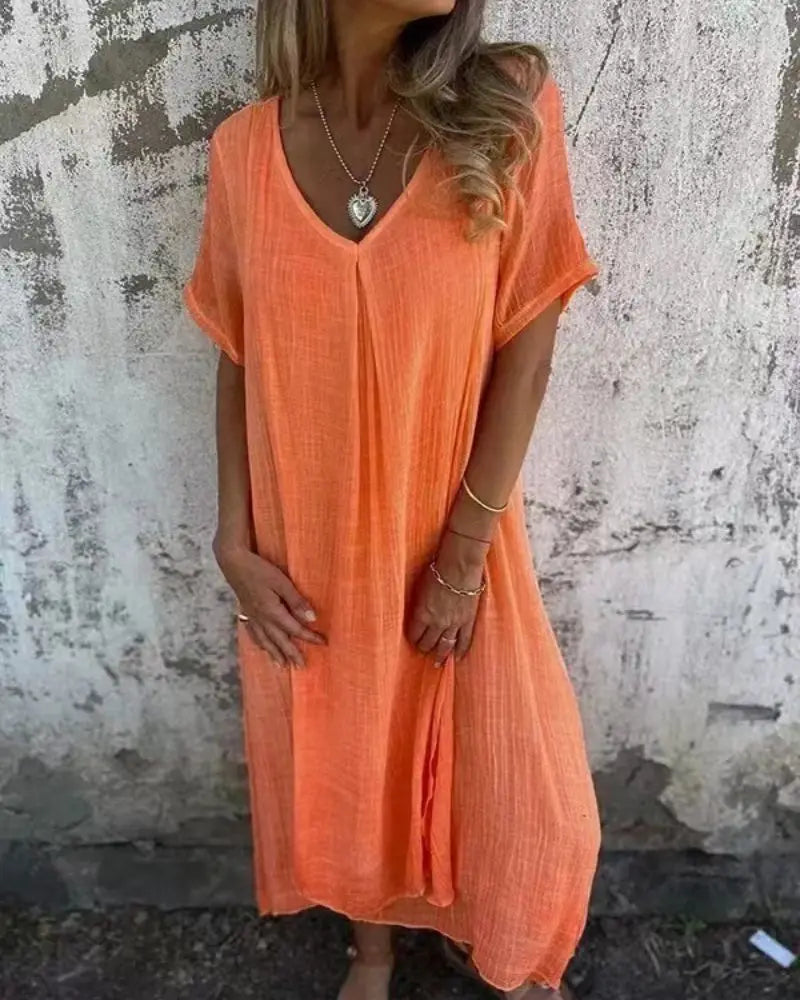 Gina™ | Robe d'été ample à décolleté en V