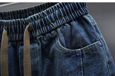 Laurent™ | Pantalon Denim Baggy avec Ceinture