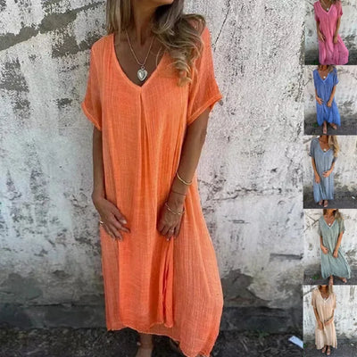 Gina™ | Robe d'été ample à décolleté en V