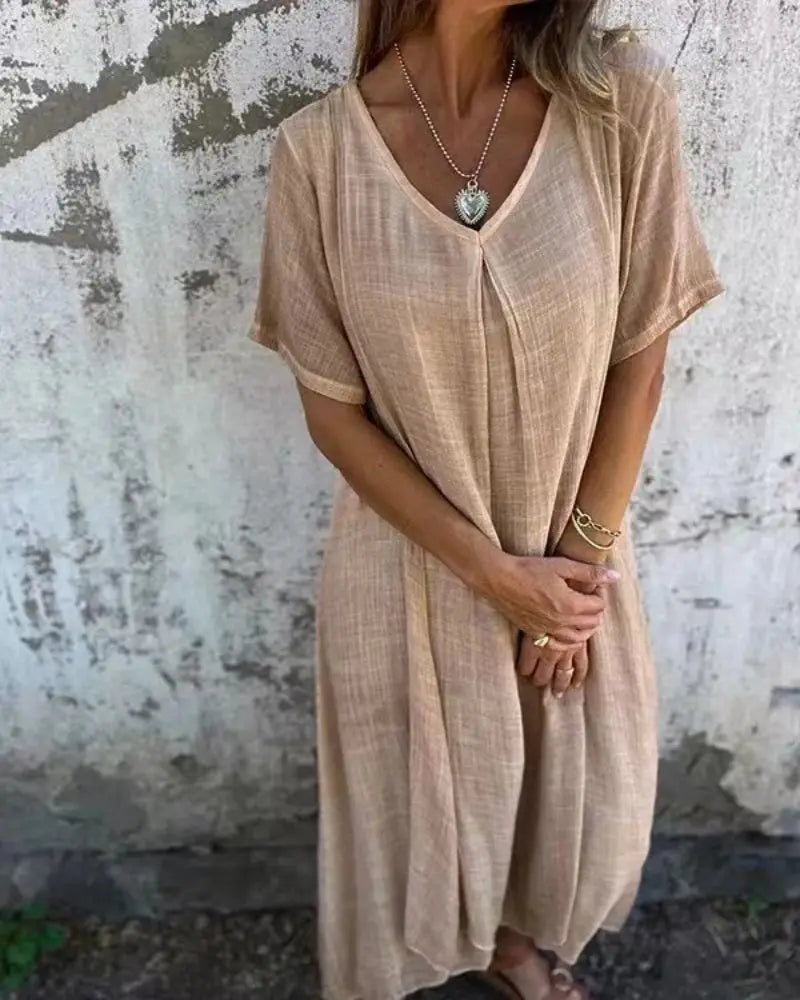 Gina™ | Robe d'été ample à décolleté en V