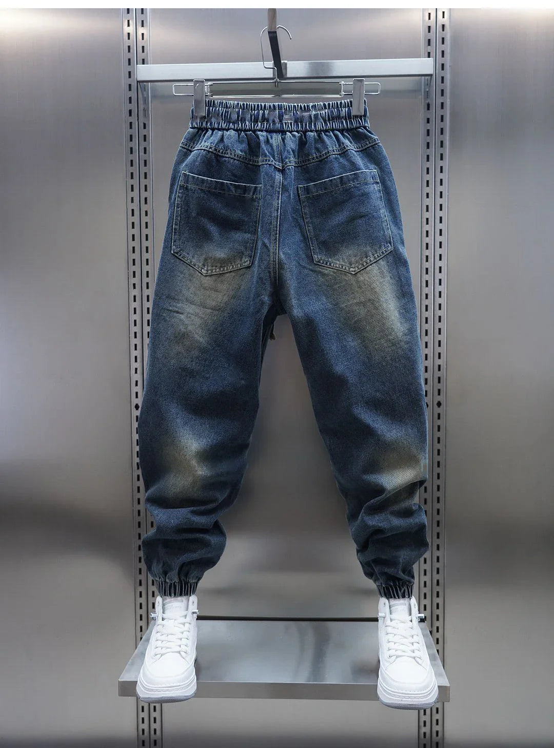 Laurent™ | Pantalon Denim Baggy avec Ceinture