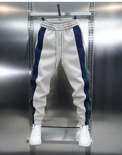 Laurent™ | Pantalon Chic à Rayures Contrastées