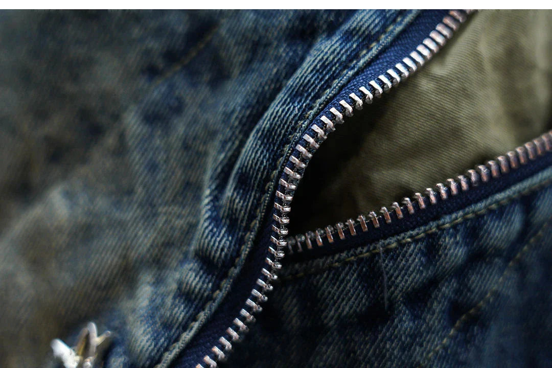 Laurent™ | Pantalon Denim Baggy avec Ceinture