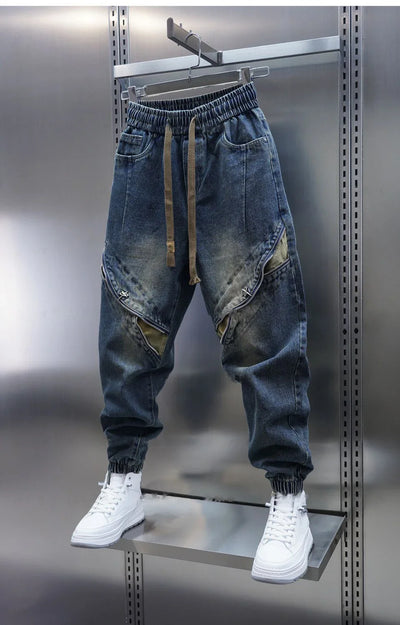 Laurent™ | Pantalon Denim Baggy avec Ceinture