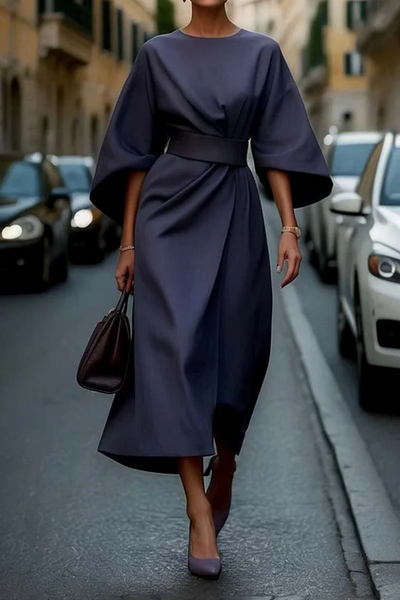 Louise™ | Robe de soirée maxi avec ceinture