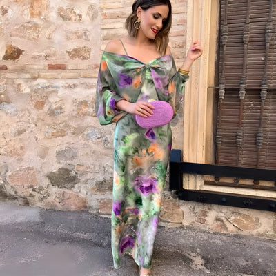 Beda™ - Robe avec châle amovible