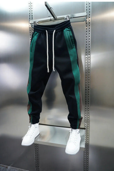 Laurent™ | Pantalon Chic à Rayures Contrastées
