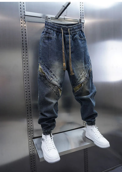 Laurent™ | Pantalon Denim Baggy avec Ceinture