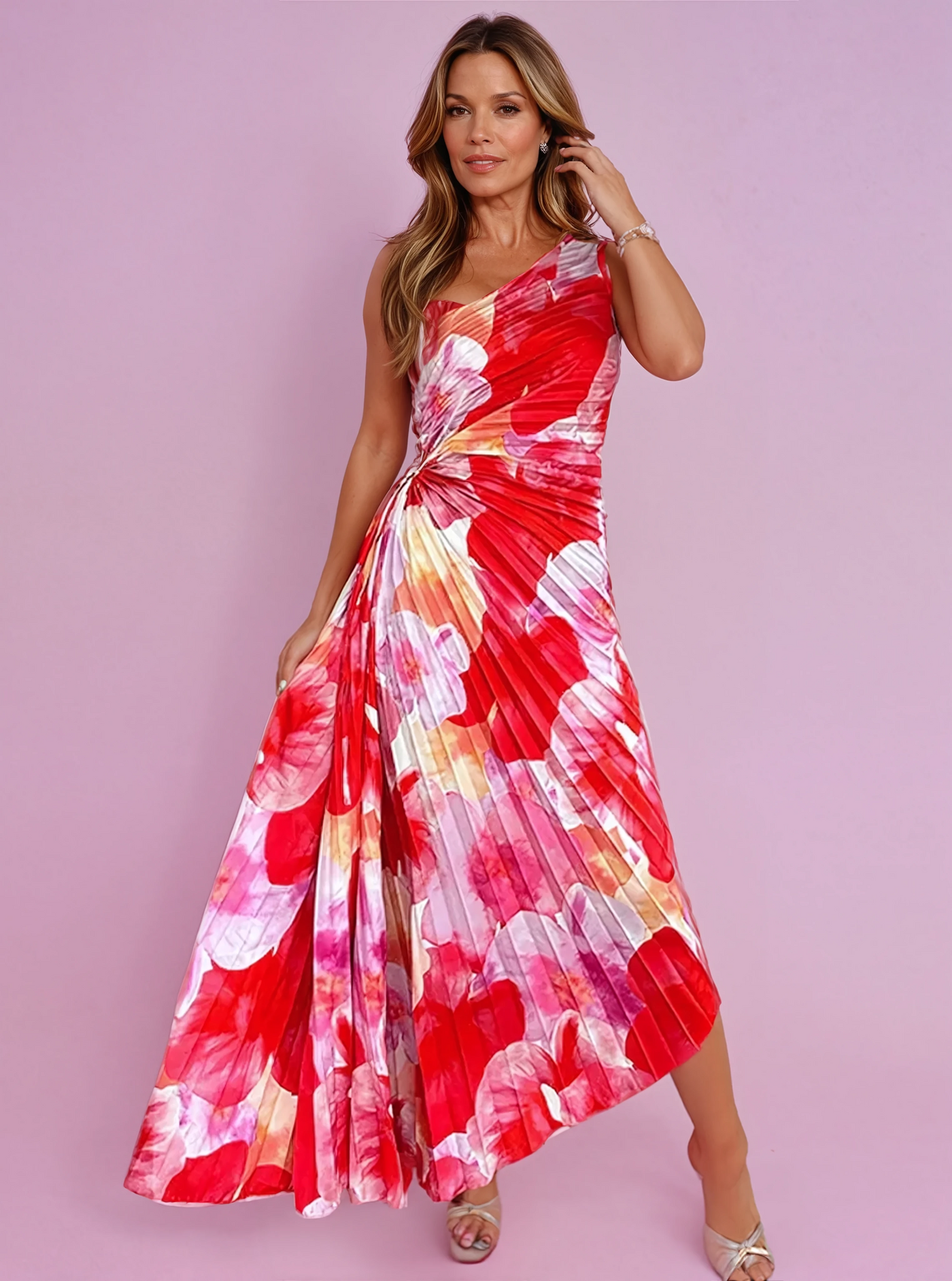 Katie | Robe d'été plissée (Presque épuisée)