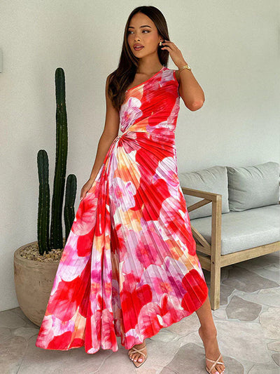 Katie | Robe d'été plissée (Presque épuisée)