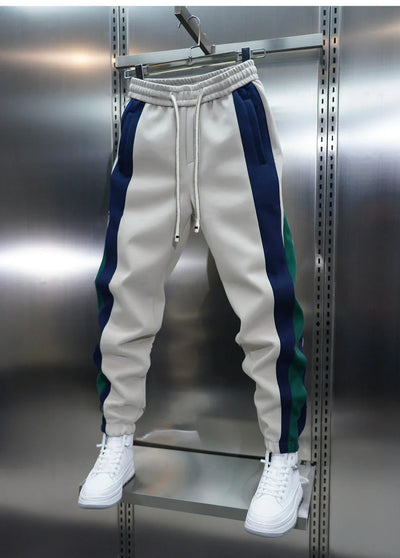 Laurent™ | Pantalon Chic à Rayures Contrastées