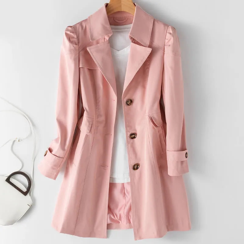 Laurian™ | Luxe légère dans un trench-coat intemporel