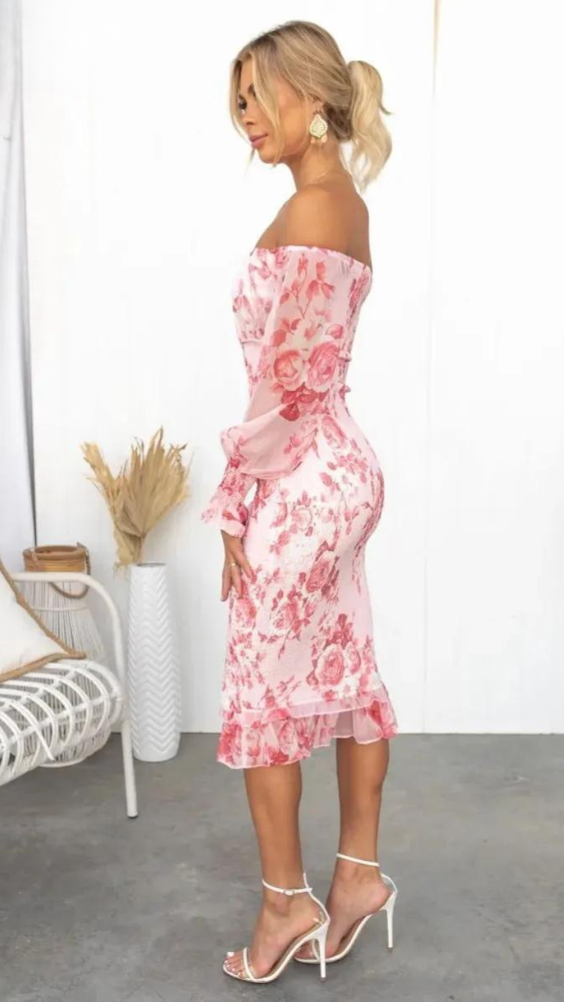 Kendall | Robe Midi Luxe (Presque épuisée)