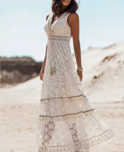 Nina | Robe Boho Luxueuse (Presque épuisée)