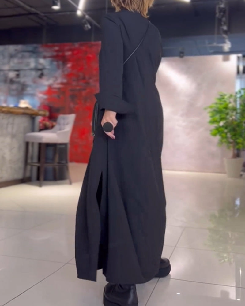 Evia™ | Robe maxi ample avec fente