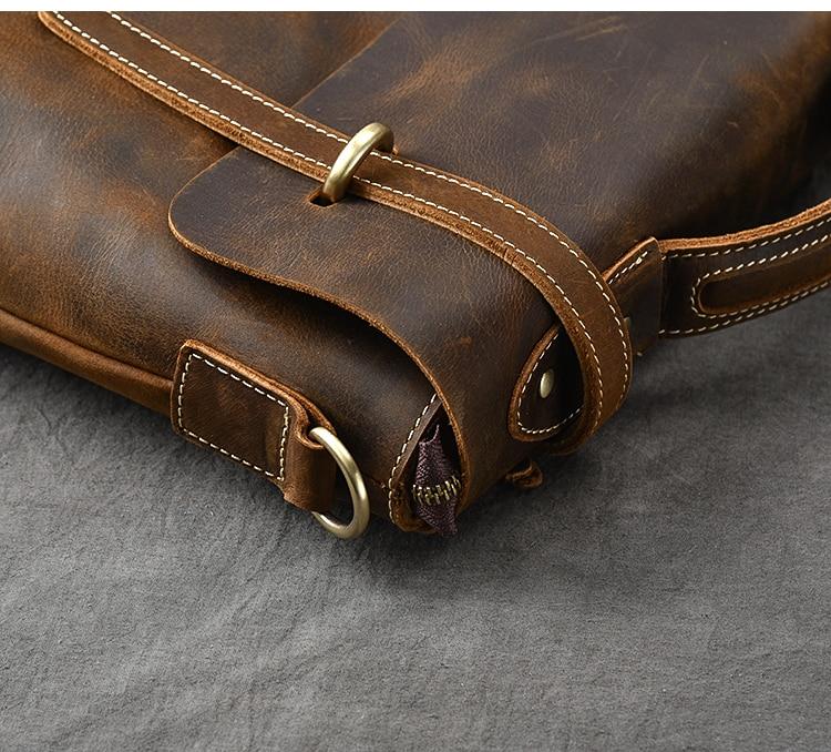 Sac à main en cuir marron | YPRES