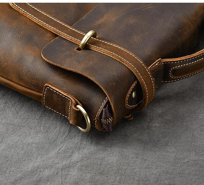 Sac à main en cuir marron | YPRES