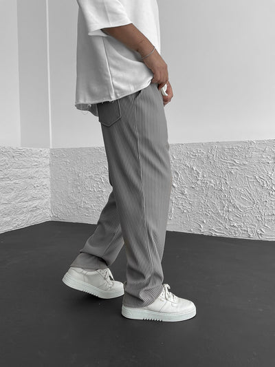 Vallier | Pantalons Relaxés à Côtes