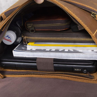 Sac à dos en cuir d'affaires | LUGANO