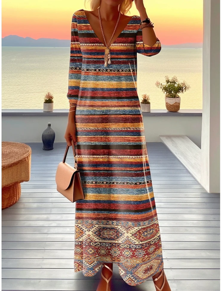 Colette™ | Robe longue à manches longues