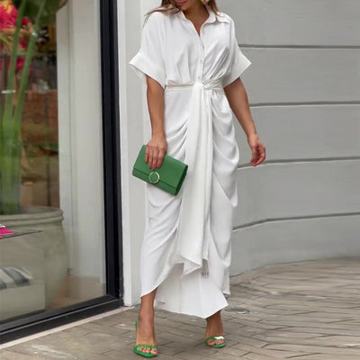 Amalia | Robe Maxi Wrap de Luxe (Presque épuisée)
