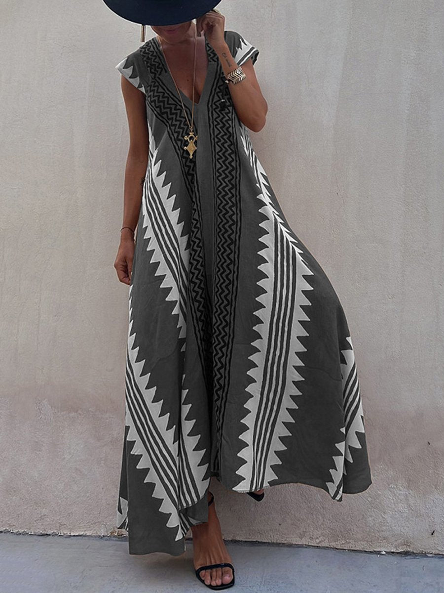 Boho™ | Robe sans manches à décolleté en V