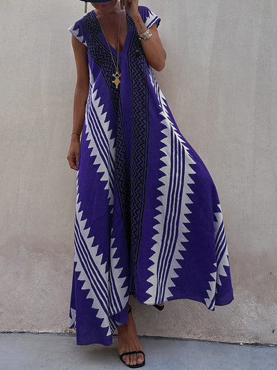Boho™ | Robe sans manches à décolleté en V