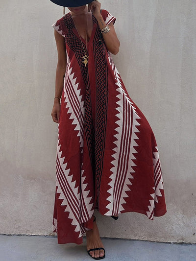 Boho™ | Robe sans manches à décolleté en V