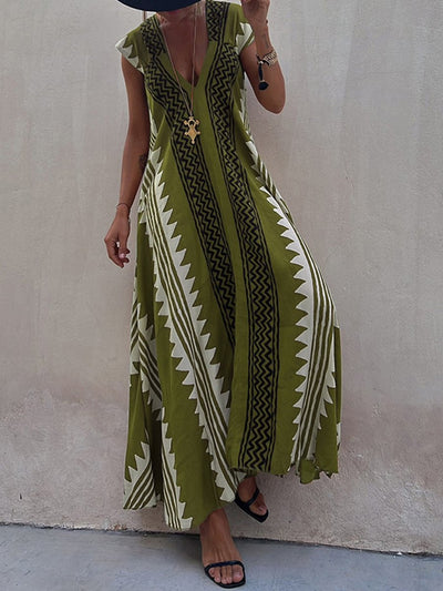 Boho™ | Robe sans manches à décolleté en V