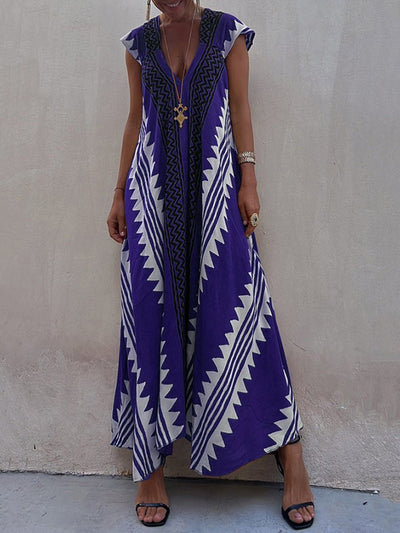 Boho™ | Robe sans manches à décolleté en V