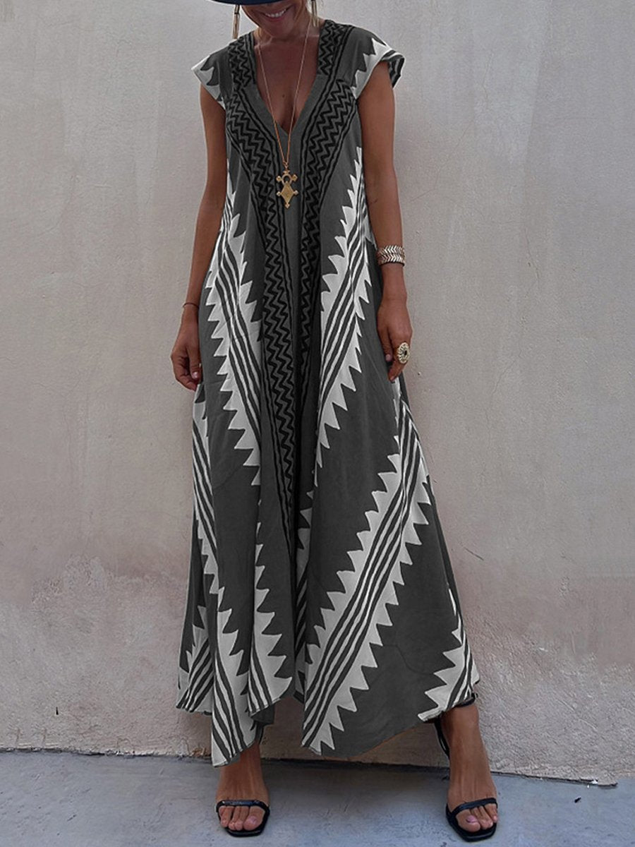 Boho™ | Robe sans manches à décolleté en V