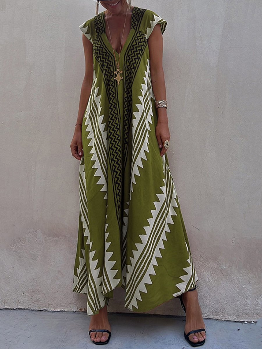 Boho™ | Robe sans manches à décolleté en V