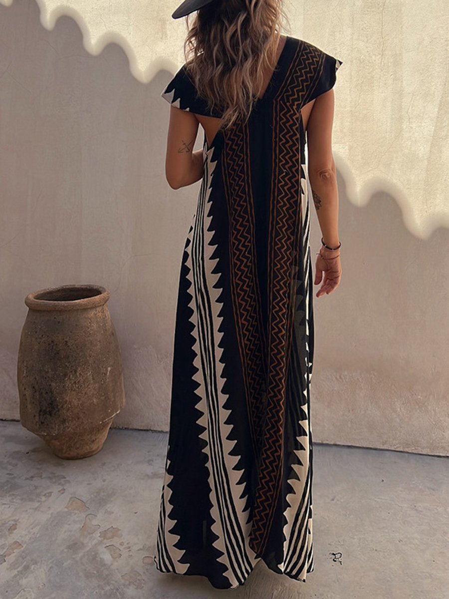 Boho™ | Robe sans manches à décolleté en V