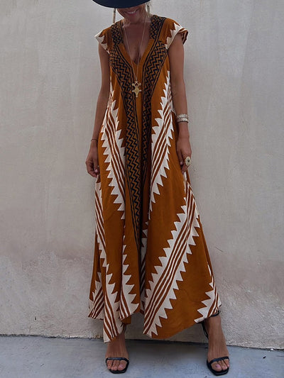 Boho™ | Robe sans manches à décolleté en V