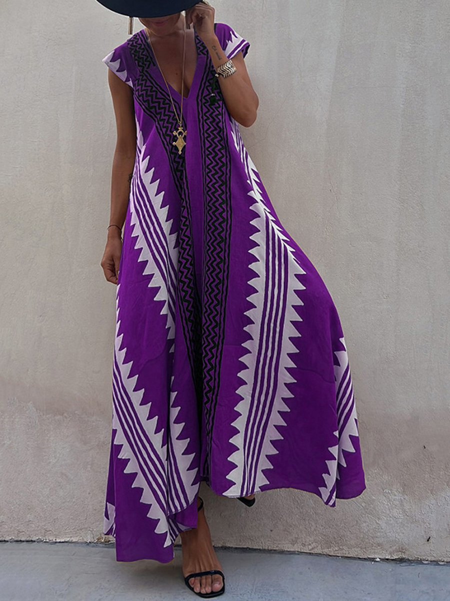 Boho™ | Robe sans manches à décolleté en V