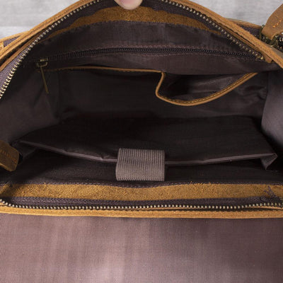 Sac à dos en cuir d'affaires | LUGANO