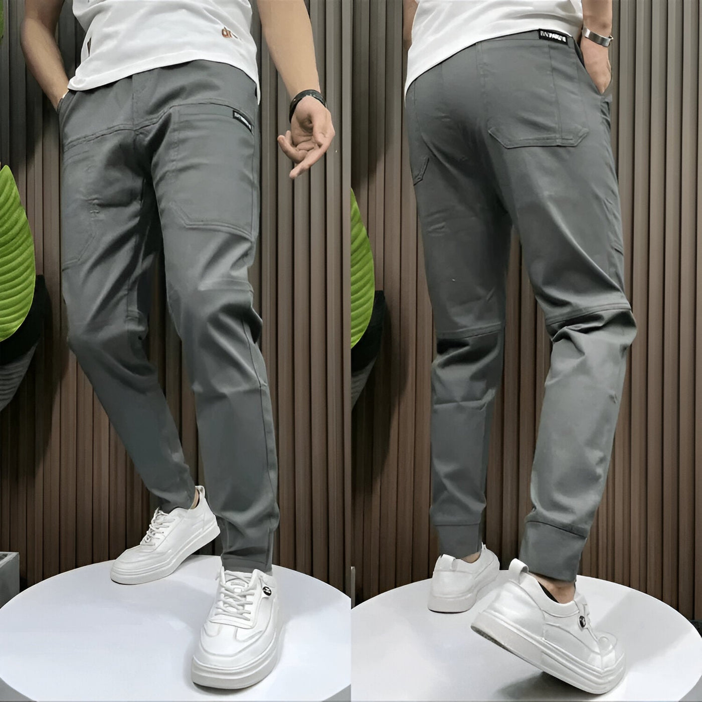 Vallier | Pantalons Cargo Élastiques Premium